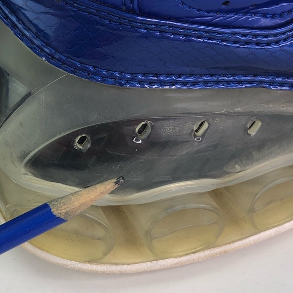 Adidas Mens Shoes Infantey Bounce Blue Basketball - Picture 9 of 9